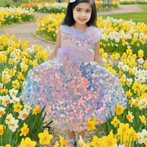 Pinkish Sequin Frock